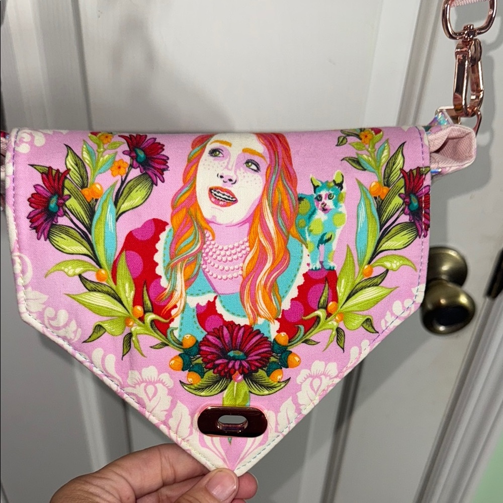 OklaRoots Colorful Alice in Wonderland Small Crossbody Bag Cosplay Underland Fae
